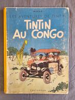 Kuifje in Congo E.O kleuren B1 in gemiddelde staat, Gelezen, Ophalen of Verzenden, Eén stripboek, Hergé