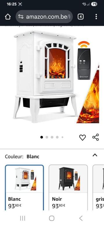 R Cheminée électrique avec chauffage par ventil beschikbaar voor biedingen