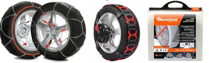 Verhuur sneeuwkettingen, sneeuwkousen en loopvlakkettingen, Auto diversen, Sneeuwkettingen, Nieuw, Ophalen of Verzenden