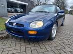 MGF VAN '99 MET SLECHTS 66000KM, Auto's, MG, Zwart, 4 cilinders, Cabriolet, Blauw