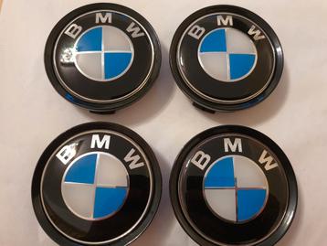 Bmw wieldoppen 75 mm buitenkant/72 mm binnenkant