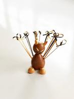 Porte-cure-dents en bois design danois vintage, Enlèvement ou Envoi