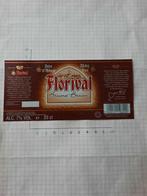 Bieretiket Florival Brune, Verzamelen, Ophalen of Verzenden, Nieuw