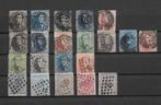 Belgische postzegels - Nummers 1 t/m 16, Postzegels en Munten, Verzenden, Gestempeld