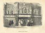 1853 - Brugge / het stadhuis / de schouw, Antiek en Kunst, Kunst | Etsen en Gravures, Verzenden