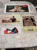 4 metalen platen van COCA-COLA, Verzamelen, Ophalen of Verzenden, Nieuw