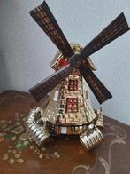 Molen omringd met 6 tasjes, Antiquités & Art, Antiquités | Céramique & Poterie, Enlèvement ou Envoi