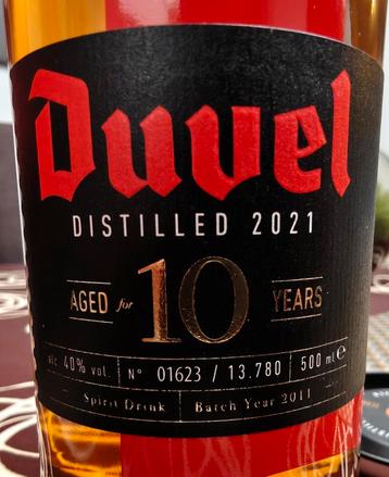 Duvel Destilled 2021 beschikbaar voor biedingen