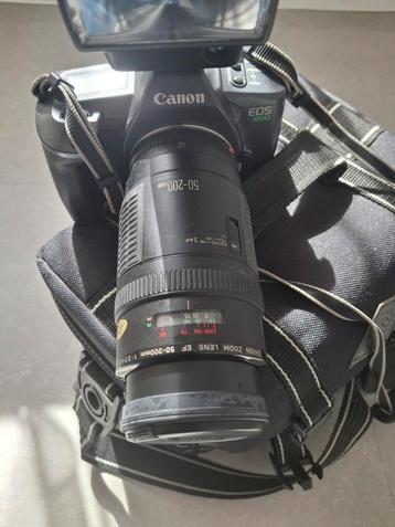 Lens 50-200mm + flitser + cameratas + gratis Canon EOS 600  beschikbaar voor biedingen