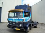 Unieke auto Volvo F6 Turbo  Topstaat, Auto's, Achterwielaandrijving, Blauw, Leder en Stof, Bruin