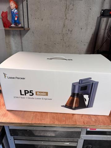 LaserPecker 5 Basic 20W glasvezel- en diodelasergraveerder beschikbaar voor biedingen