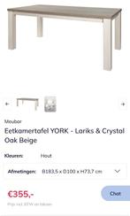 Eettafel + salontafel york, Huis en Inrichting, Ophalen, Landelijk york, 100 tot 150 cm, Eikenhout