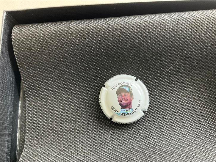 Champagnecapsule  Tom Boonen 2012, Verzamelen, Complete verzamelingen en Collecties, Ophalen of Verzenden