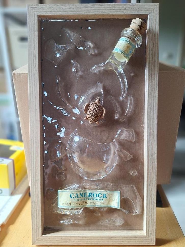 epoxy bottle art Canerock, Antiek en Kunst, Kunst | Schilderijen | Modern, Verzenden