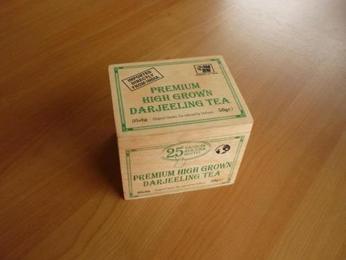 Houten theedoos Darjeeling Tea, Huis en Inrichting, Keuken | Servies, Ophalen of Verzenden