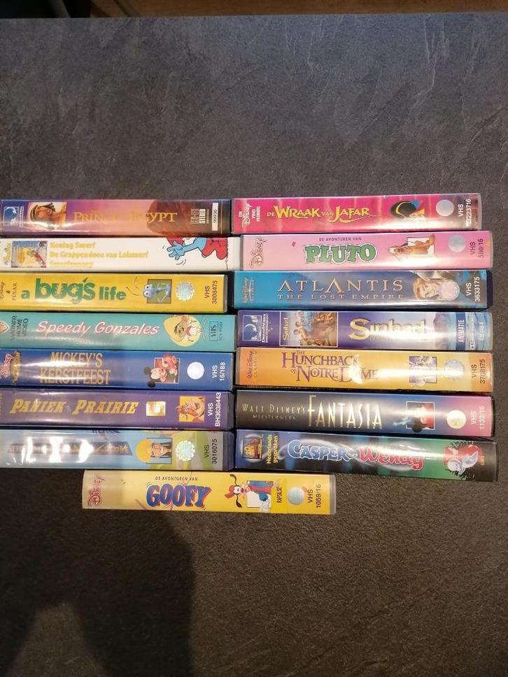 VHS tekenfilm 4, Cd's en Dvd's, VHS | Kinderen en Jeugd, Zo goed als nieuw, Tekenfilms en Animatie, Tekenfilm, Ophalen of Verzenden