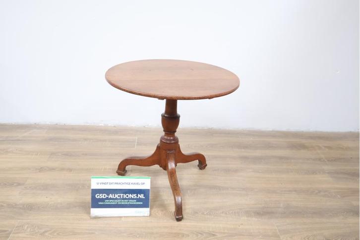 Antiek Engels Wijntafeltje (Rond), Antiek en Kunst, Antiek | Overige Antiek