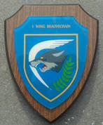 FORCE AERIENNE BELGE - 1ER WING BEAUVECHAIN - INSIGNE CREST, Envoi, Armée de l'air, Emblème ou Badge