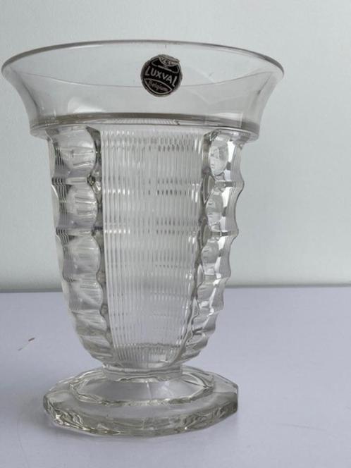 Art Deco vaas - helder glas, Antiek en Kunst, Antiek | Vazen, Ophalen
