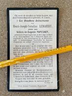 Oorlogsslachtoffer 1916Soldaat 14LINIE LEMAHIEU Poperinge, Enlèvement ou Envoi, Image pieuse