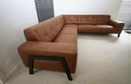 Douglas stof Osbourn cognac zetel, Huis en Inrichting, Ophalen, 250 tot 300 cm, Minder dan 75 cm, Hoekbank