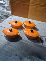 4 petites cocottes neuves, Ophalen of Verzenden, Zo goed als nieuw