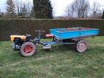 Grillo Lombardini kniktractor tractor met kiepbak, Ophalen