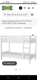 Ikea stapelbed wit, Huis en Inrichting, Ophalen, Zo goed als nieuw, Stapelbed