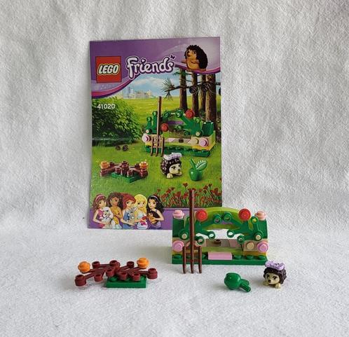 Lego friends 41020 De Schuilplaats van Egel - volledig +boek, Kinderen en Baby's, Speelgoed | Duplo en Lego, Zo goed als nieuw