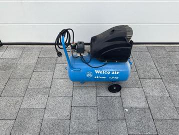Welco compressor 1,5 HP perfecte staat !!, Enlèvement, Utilisé, 6 à 10 bars, Mobile
