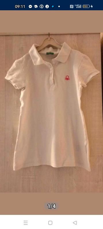 Polo blanc taille 134