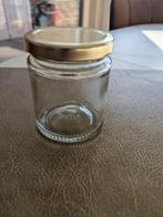 Glazen potjes met gouden deksel, Antiek en Kunst, Ophalen