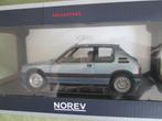 Norev Peugeot 205 GTI hellblaum. 1:18, Ophalen of Verzenden, Zo goed als nieuw, Auto, Norev