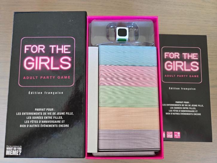 jeu de cartes pour soirée GENIALE entre FILLES 3-20 joueurs, Hobby en Vrije tijd, Gezelschapsspellen | Kaartspellen, Nieuw, Vijf spelers of meer