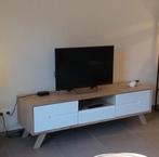 Modern tv meubel Forester wit/lichtbruin, Ophalen, Zo goed als nieuw