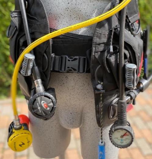 Stab de plongée Seaquest et détendeur  profondimètre et Octo, Watersport en Boten, Duiken, Zo goed als nieuw, Ophalen