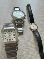 Drie stijlvolle horloges (Festina, Omega, Michael Kors), Handtassen en Accessoires, Horloges | Dames, Ophalen, Zo goed als nieuw