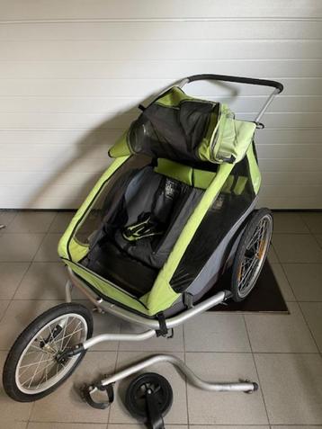croozer fietskar voor 2 kids, Fietsen en Brommers, Ophalen, Gebruikt, Opvouwbaar, Croozer