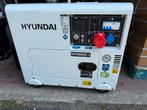 NIEUWE HYUNDAI-GENERATORSETS VAN 6,3 KVA 1350€!!, Ophalen, Dieselolie, Geluidgedempt, Zo goed als nieuw