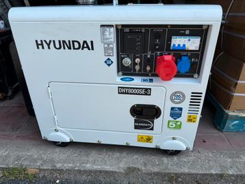 GROUPES ÉLECTROGÈNE HYUNDAI 6,3 KVA NEUF 1350€!!, 5 à 10 kVA, Démarrage électrique, Comme neuf, Enlèvement
