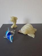 Beeldjes schildpad en dolfijn, Verzamelen, Ophalen of Verzenden