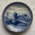 Origineel Delftsblauw Handwerk gemaakt bord met certificaat., Enlèvement