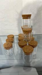 Cilinder glaasjes met kurk 5x4,5cm. 50ml, Huis en Inrichting, Keuken | Servies, Ophalen of Verzenden
