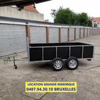 Verhuur Grote aanhangwagen 3m B-rijbewijs, Auto diversen, Aanhangers en Bagagewagens, Ophalen, Nieuw