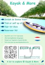 Kayak te huur, Watersport en Boten, Kano's, Ophalen, Met peddels, Drie personen of meer, Kajak