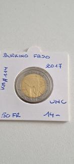 Burkina faso 50 fr 2017  UNC, Ophalen of Verzenden