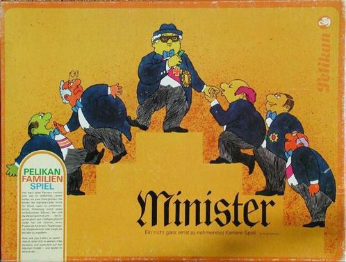 Minister - Pelikan, Hobby en Vrije tijd, Gezelschapsspellen | Bordspellen, Gebruikt, Een of twee spelers, Drie of vier spelers