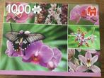 Puzzel Jumbo 1000 stukjes Orchideeën, Ophalen of Verzenden, 500 t/m 1500 stukjes, Gebruikt, Legpuzzel