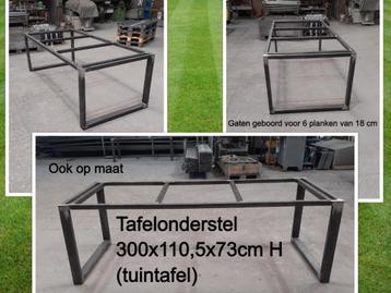 NIEUW tafelonderstel 300x110,5x73 cm - eettafel - tuintafel 