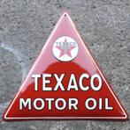 Texaco motor oil emaillen reclame bord kado garage borden, Verzamelen, Reclamebord, Ophalen of Verzenden, Zo goed als nieuw